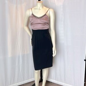 Maria Bianca Nero Silk Beaded Dress